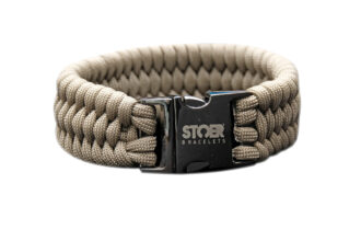 Paracord XL black taupe fishtail