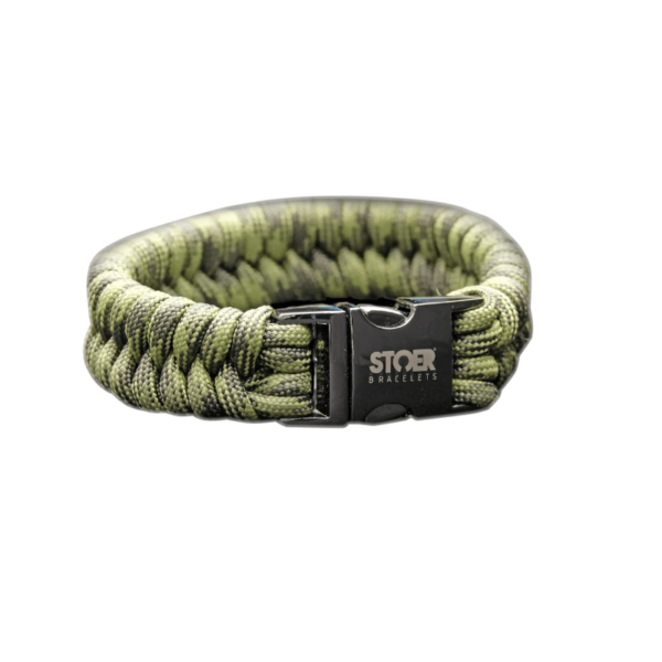 Paracord black 20mm camoflage fishtail STOER Bracelets