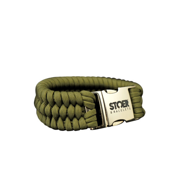 Paracord XXL 30mm olive fishtail STOER Bracelets