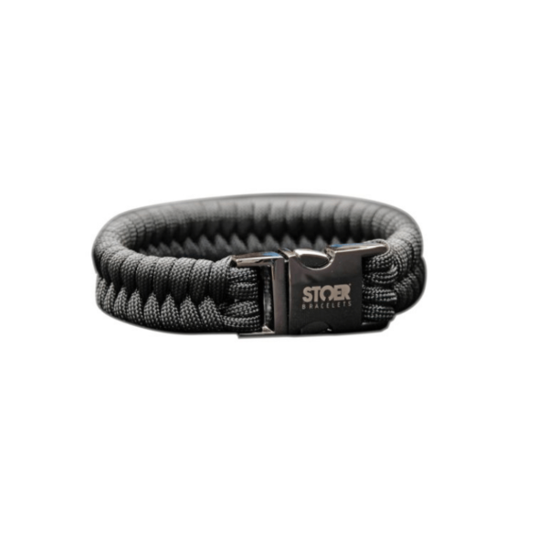 Paracord black 20mm zwart fishtail