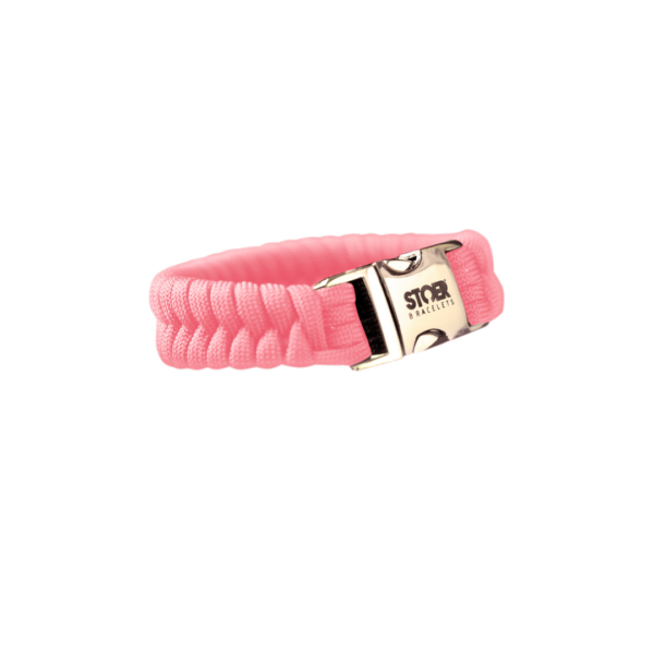 Paracord armband roze fishtail